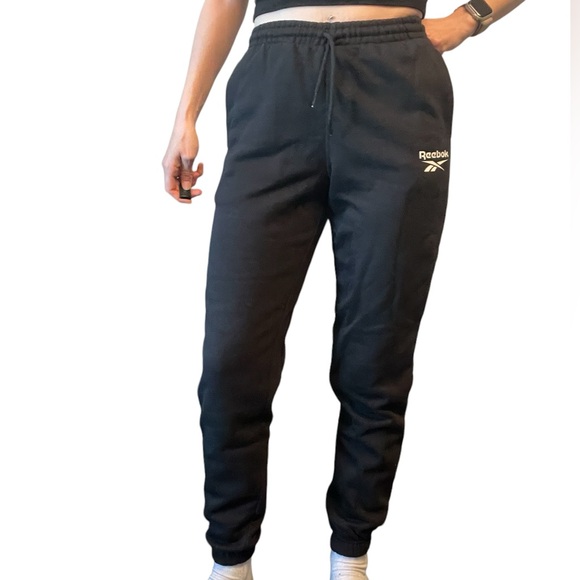 Reebok Black Jogger Pants - Picture 1 of 5